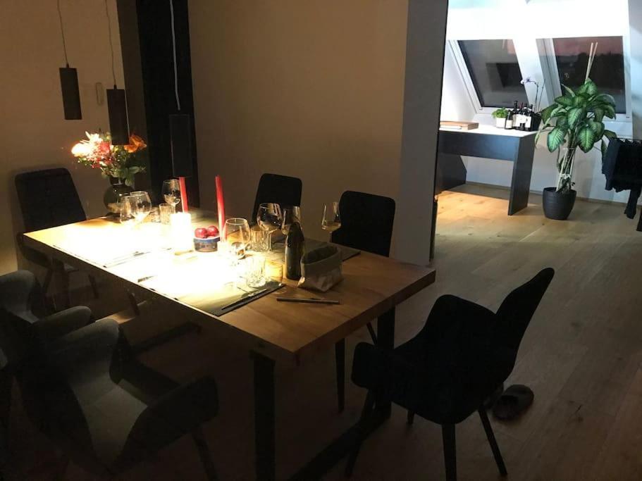 Grosszuegiges Dachterrassen-Appartment Mit Klimaanlage Und Wunderbarem Ausblick Vienna Luaran gambar